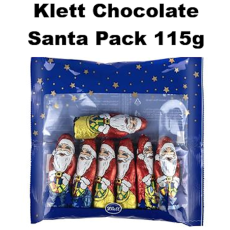 Klett Chocolate Santa Pack 115g